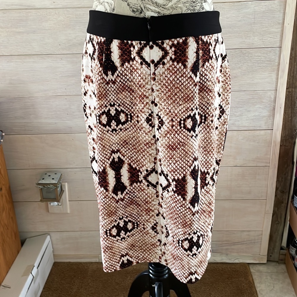 Worthington Snake Print Skirt 12 - Picture 3 of 4